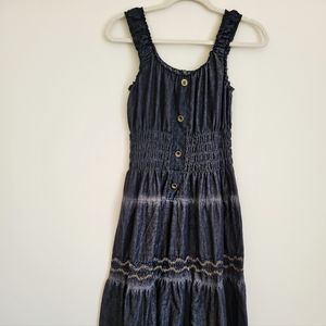 Country style denim dress